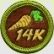 14-kar�tiges Gold