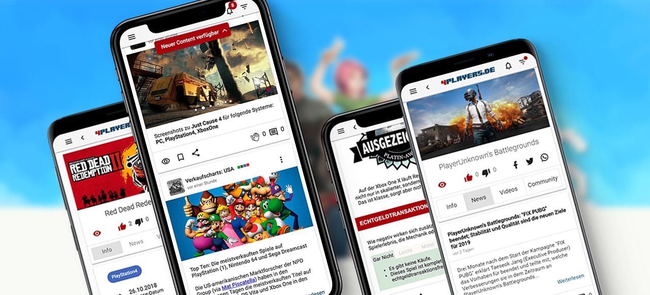 Beta-Start: 4Players-Mobil Macht mit beim neuen mobilen 4Players!