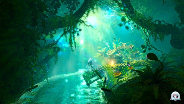 Die stimmungsvollen Kulissen sorgen von Anfang an für märchenhaftes Fantasyflair. Die stimmungsvollen Kulissen sorgen von Anfang an für märchenhaftes Fantasyflair.