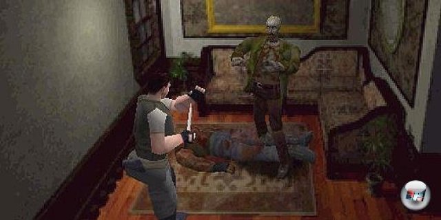 Im Gegensatz zu Jill ist Chris am Anfang lediglich mit einem Messer bewaffnet - überhaupt ist das Spiel mit dem männlichen Hauptdarsteller anspruchsvoller. Im Gegensatz zu Jill ist Chris am Anfang lediglich mit einem Messer bewaffnet - überhaupt ist das Spiel mit dem männlichen Hauptdarsteller anspruchsvoller.