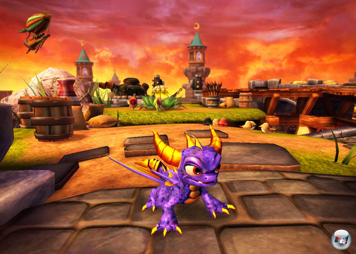 Mit dem klassischen Spyro hat Skylanders nicht so viel zu tun. Mit dem klassischen Spyro hat Skylanders nicht so viel zu tun.