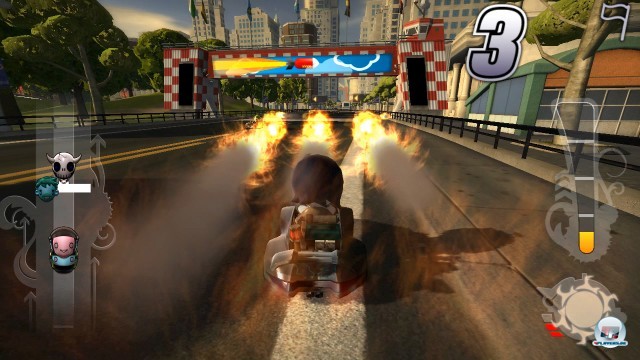 Kein Vita-Spiel zum Protzen: In hektischen Momenten leidet das Spiel unter heftigen Ruckel-Attacken. Kein Vita-Spiel zum Protzen: In hektischen Momenten leidet das Spiel unter heftigen Ruckel-Attacken.