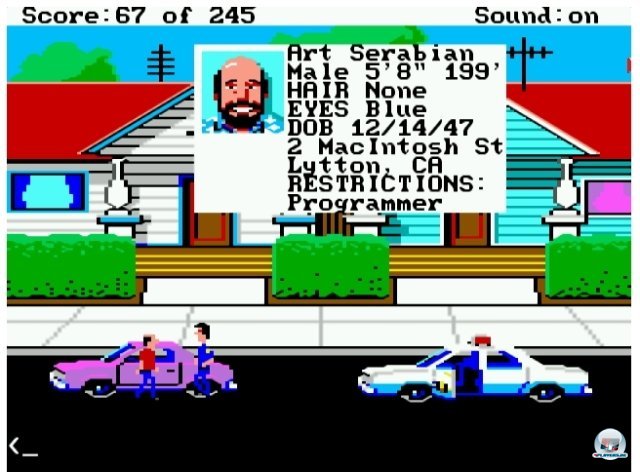 Screenshot - Police Quest: In Pursuit of the Death Angel (PC-CDROM)