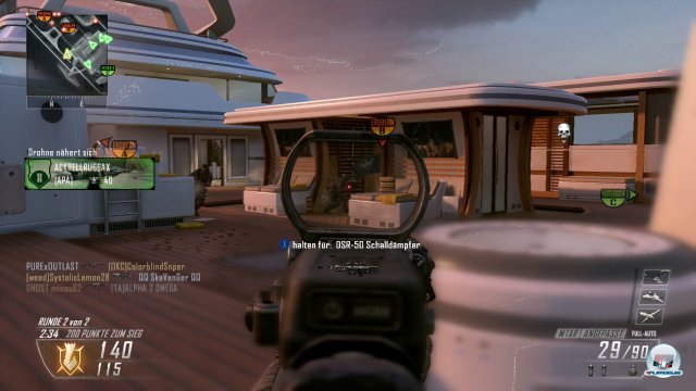 Rasend schnell, wunderbar hektisch - so kennt und liebt man den Mehrspielermodus von CoD. Ist in Black Ops 2 nicht anders. Rasend schnell, wunderbar hektisch - so kennt und liebt man den Mehrspielermodus von CoD. Ist in Black Ops 2 nicht anders.