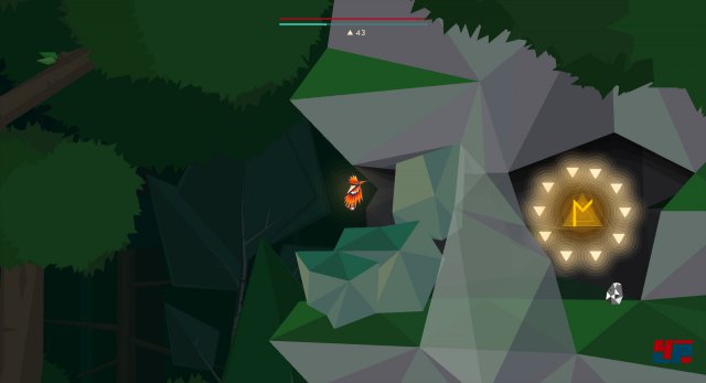 Die N-Rune befindet sich ebenfalls im unteren Bereich des Deep-Forest-Levels. Um sie aufzuspüren muss man sich ganz ans rechte Ende begeben und oberhalb der unteren Passage zum Swamp-Level das davorliegende Geröll entfernen.
