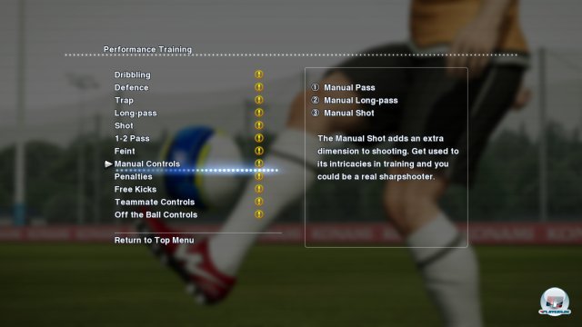 Die neuen Dribblings und Ballannahmen können genauso trainiert werden wie alte Mechanismen. Die neuen Dribblings und Ballannahmen können genauso trainiert werden wie alte Mechanismen.