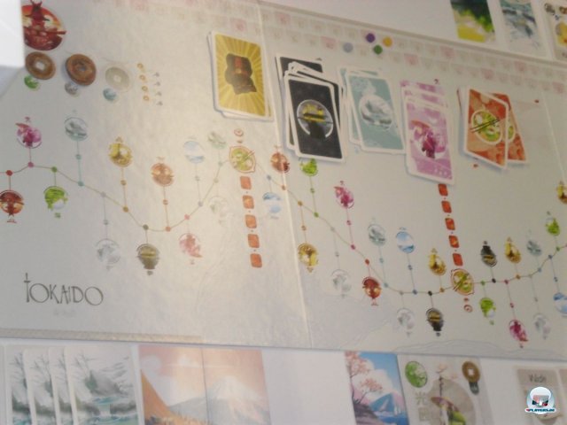 Der Spielplan führt Wanderer von Edo nach Kyoto. Der Spielplan führt Wanderer von Edo nach Kyoto.