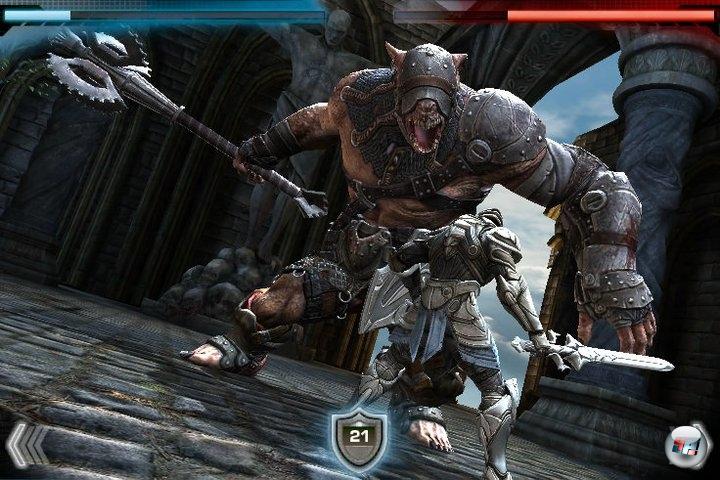 M�chtiges Schwert gegen m�chtigen Gegner - Infinity Blade ist ein Actionspiel der ganz besonderen Sorte.