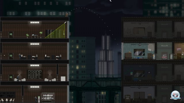 Später erstrecken sich die Level auch über mehrere Gebäude. Später erstrecken sich die Level auch über mehrere Gebäude.