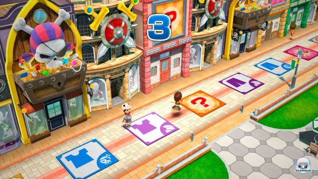Die brettspielartigen Metaspiele können durchaus als Mario-Party-Ersatz herhalten. Die brettspielartigen Metaspiele können durchaus als Mario-Party-Ersatz herhalten.