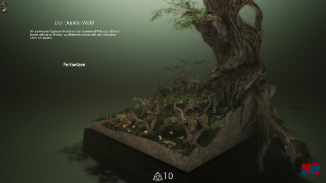 Das Highlight sind die Kamerafahrten in die Spielwelt, die aus ansehnlichen Tabletop-Dioramen besteht.