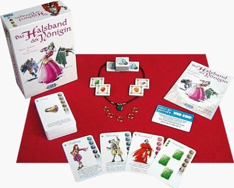 Das Halsband der Königin ist 2003 bei Days of Wonder erschienen und kostet knapp zehn Euro. Das Halsband der Königin ist 2003 bei Days of Wonder erschienen und kostet knapp zehn Euro.