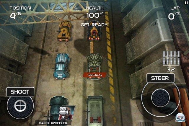 Screenshot - Death Rally (iPad)