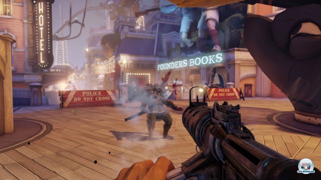 Oberflächlich ein ganz normaler Ego-Shooter - in dem inhaltlich viel mehr drin steckt. Oberflächlich ein ganz normaler Ego-Shooter - in dem inhaltlich viel mehr drin steckt.