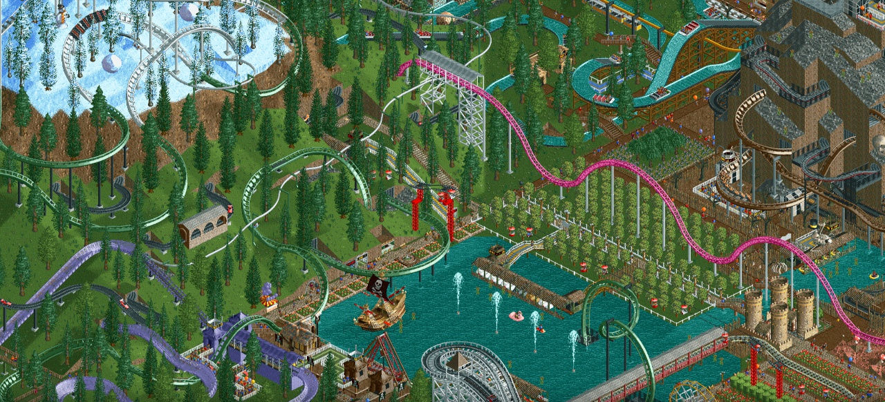 RollerCoaster Tycoon (Strategie) von Atari RollerCoaster Tycoon (Strategie) von Atari