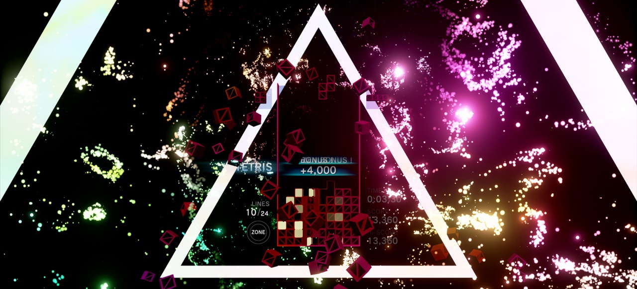 Test: Tetris Effect (PS4, PSVR) Weihnachtlich glühendes Partikelmeer