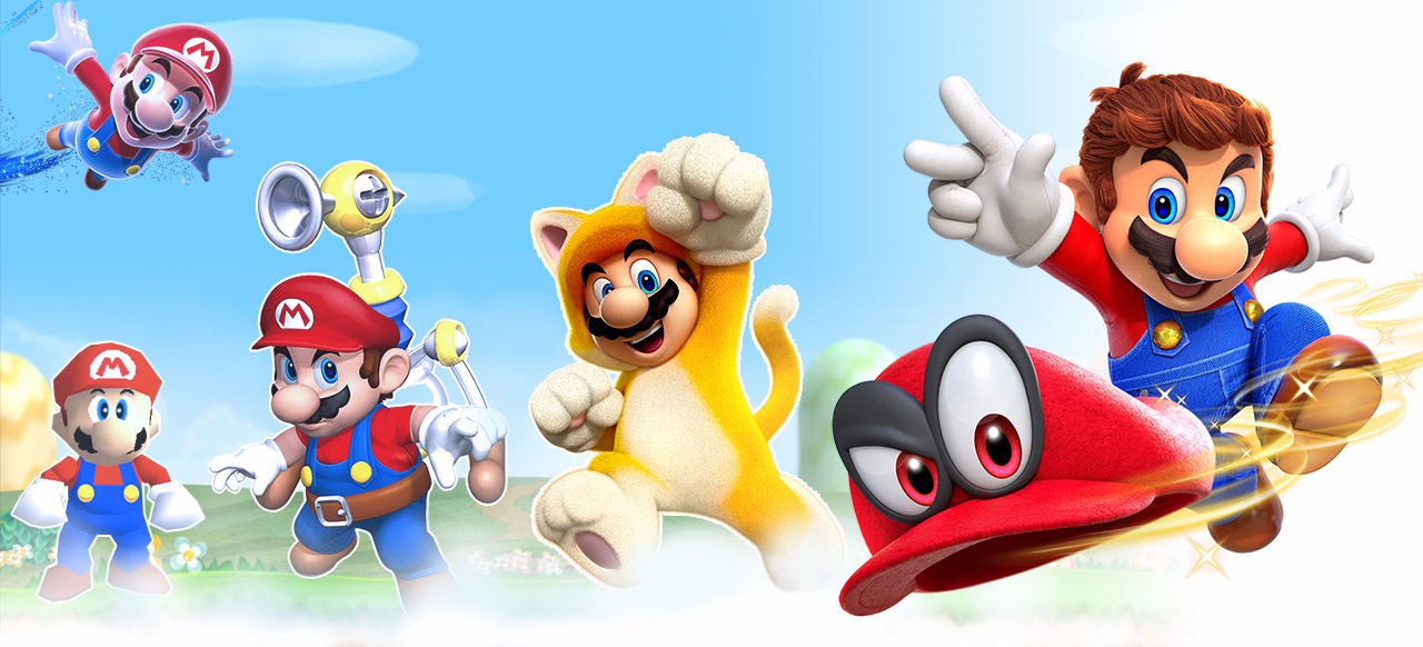 Im Wandel der Zeit: Super Mario Odyssey Von Super Mario 64 bis Super Mario Odyssey - wir werfen einen Blick auf die Geschichte der 3D-Marios